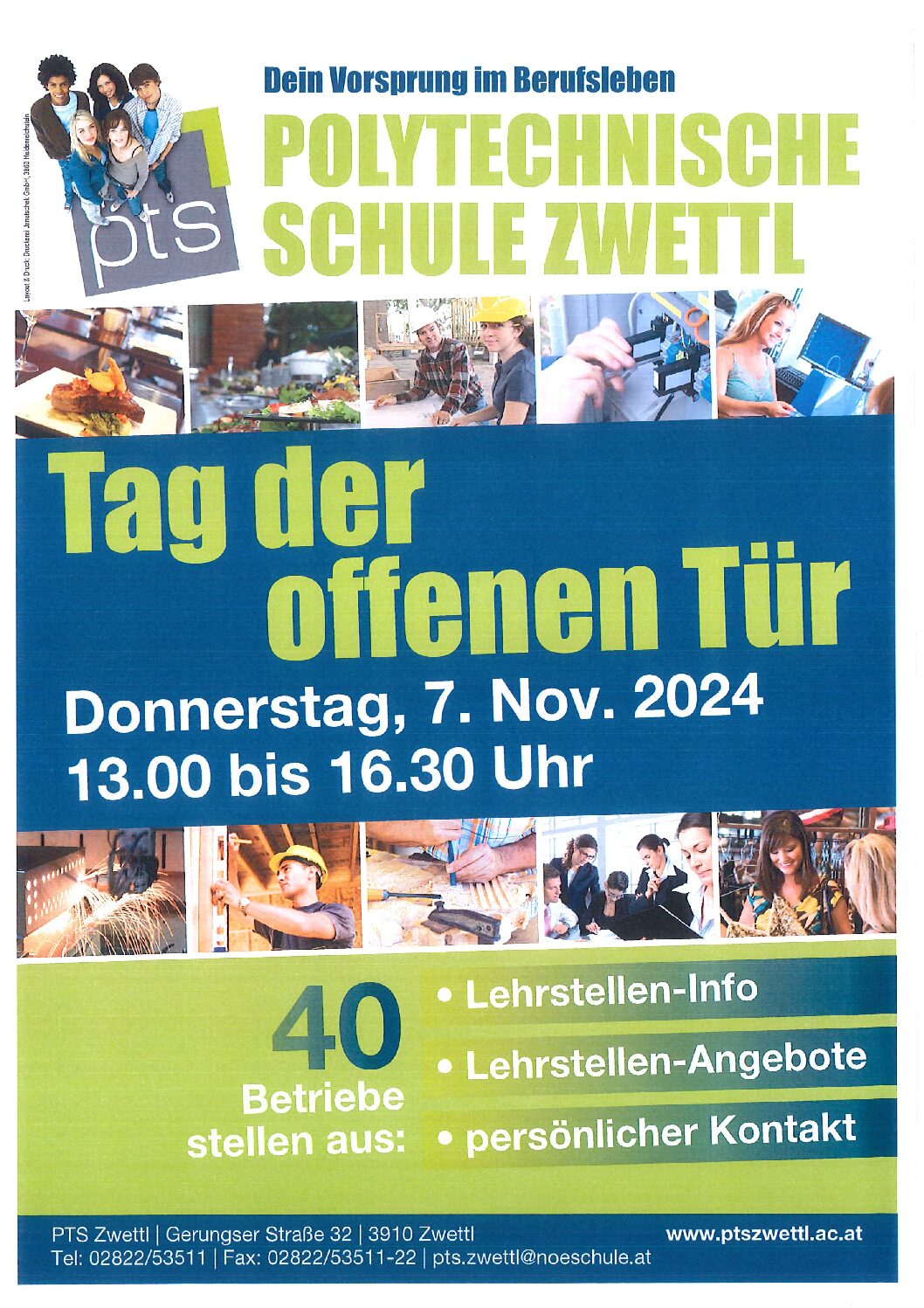 Polytechnische Schule ZWETTL – am 07.11.2024